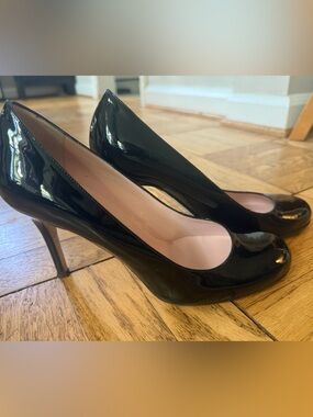 kate spade Black Patent Leather Heels
